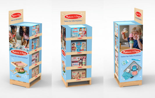 Melissa & Doug Walmart Pallet Display Design