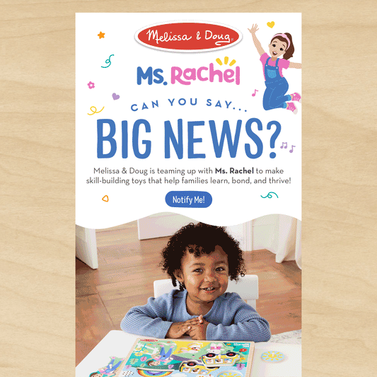 Melissa & Doug x Ms. Rachel Launch