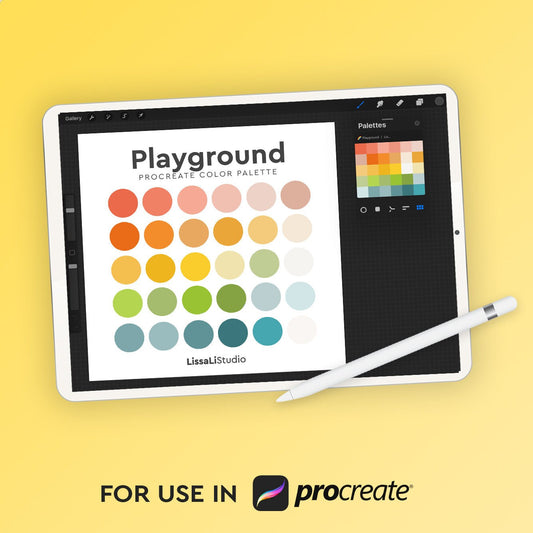 Playground Rainbow Procreate Color Palette